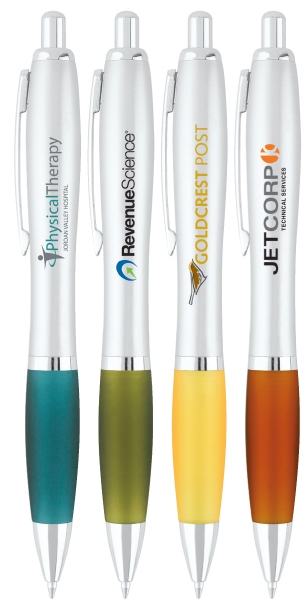 Curvaceous Matte Silver Ballpoint 1