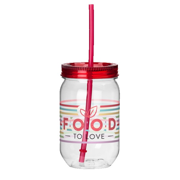 Fiesta Mason Jar Tumbler - 22 Oz. 1