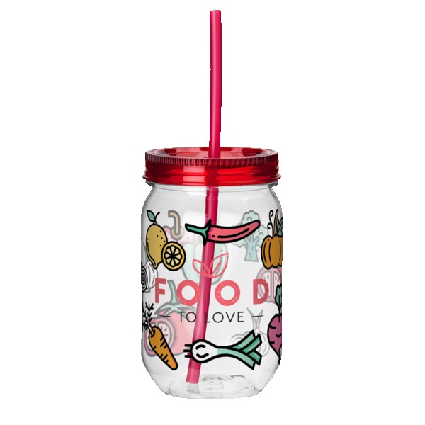 Fiesta Mason Jar Tumbler - 22 Oz. 1