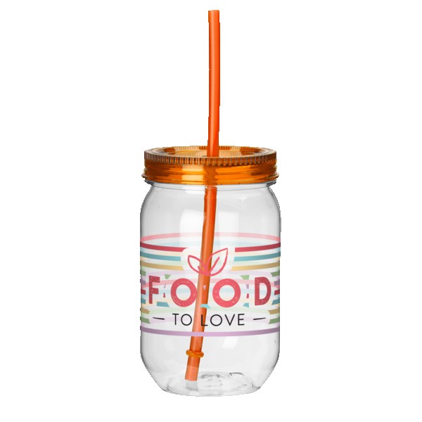 Fiesta Mason Jar Tumbler - 22 Oz. 1