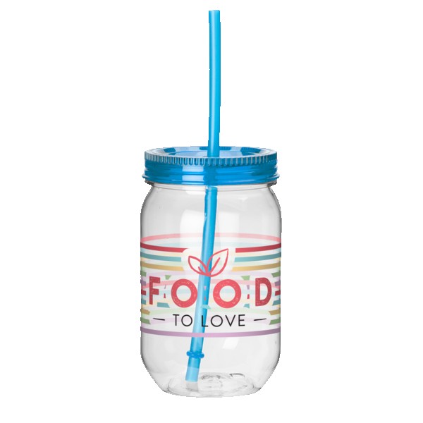 Fiesta Mason Jar Tumbler - 22 Oz. 1