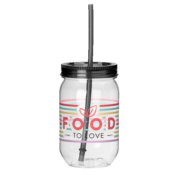 Fiesta Mason Jar Tumbler - 22 Oz. 1