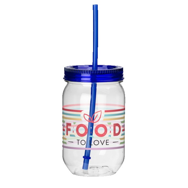 Fiesta Mason Jar Tumbler - 22 Oz. 1