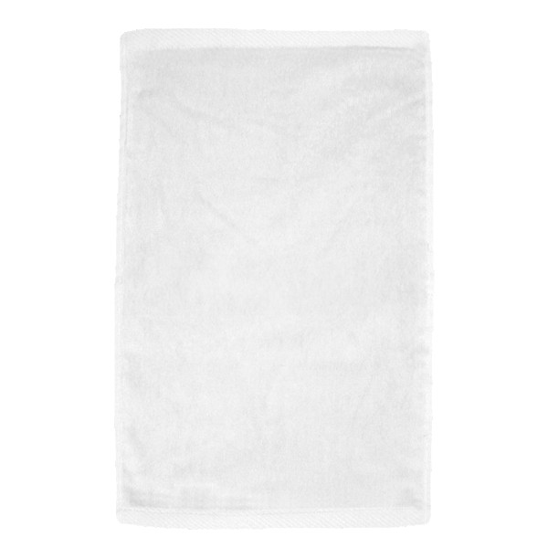 Turkish Signature Midweight White Golf Towel 1