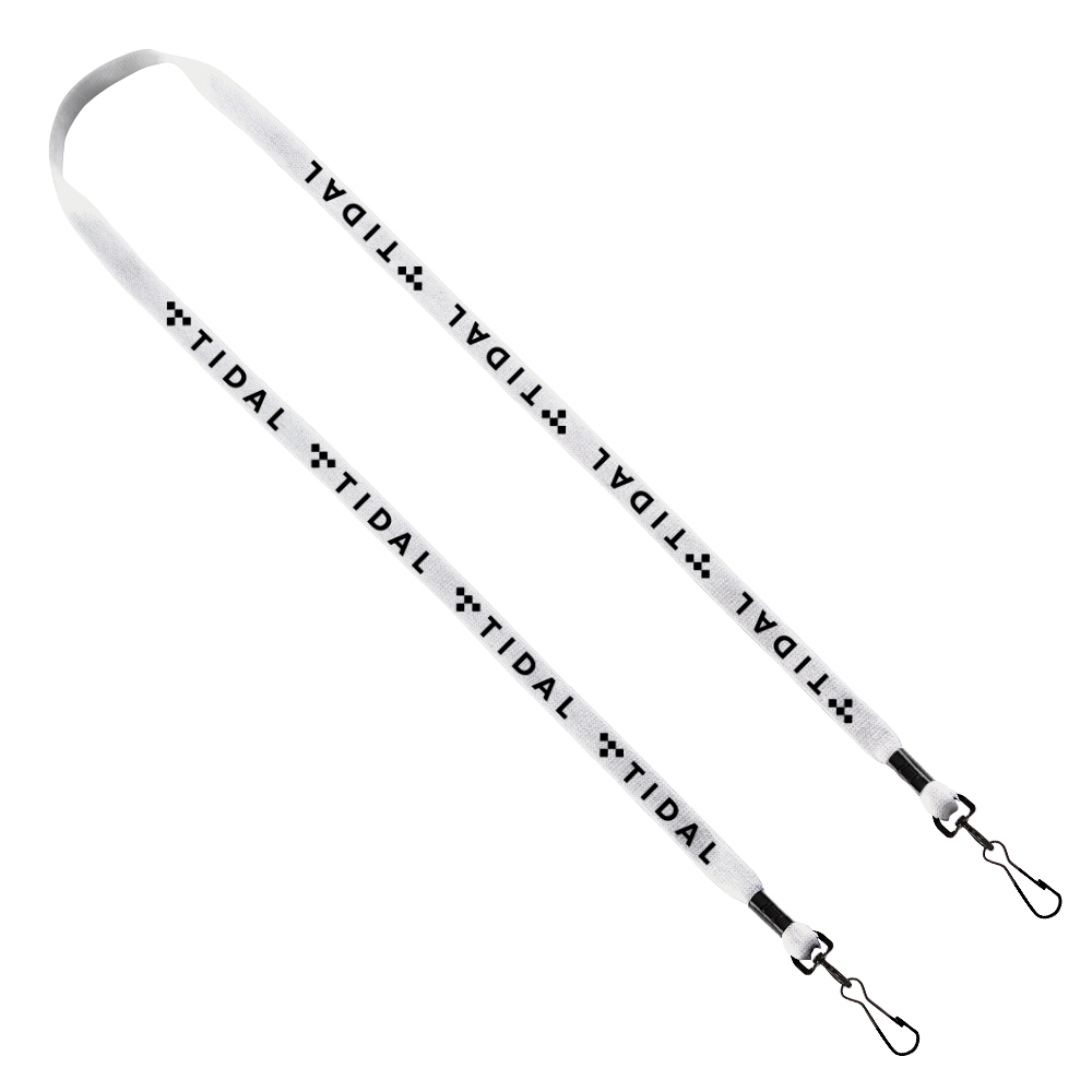 1/2" Cotton Double Swivel Hook Lanyard 1