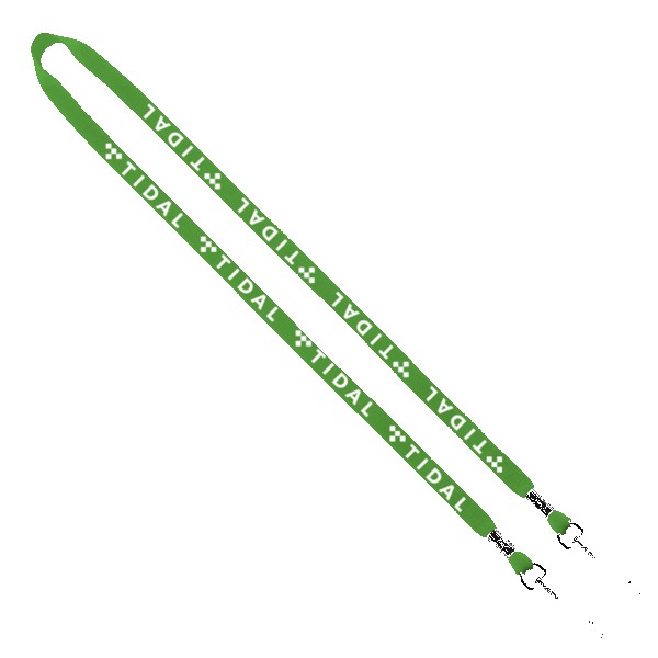 1/2" Cotton Double Swivel Hook Lanyard 1