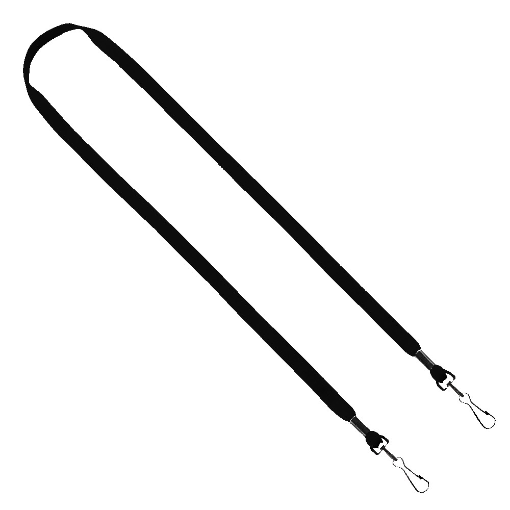 1/2" Cotton Double Swivel Hook Lanyard 1