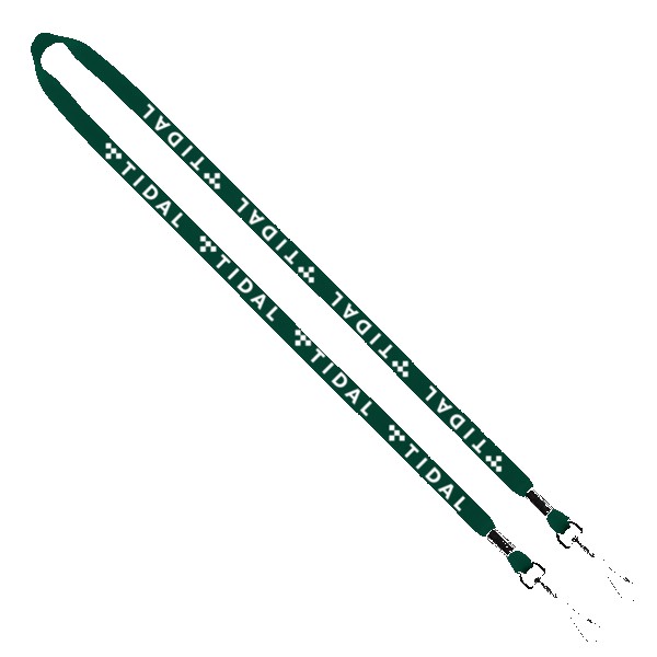1/2" Cotton Double Swivel Hook Lanyard 1