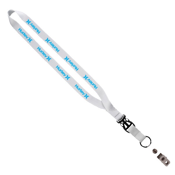 1/2" Smooth Nylon Slide Release Lanyard 1