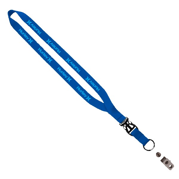 1/2" Smooth Nylon Slide Release Lanyard 1