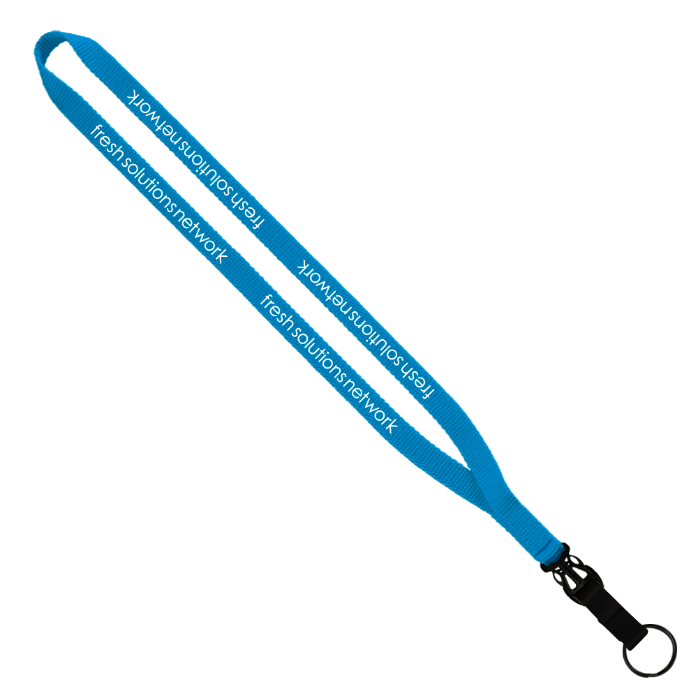 1/2" Smooth Nylon Slide Release Lanyard 1