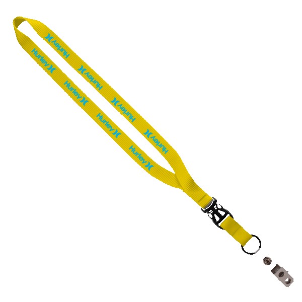 1/2" Smooth Nylon Slide Release Lanyard 1