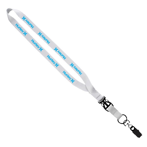1/2" Smooth Nylon Slide Release Lanyard 1