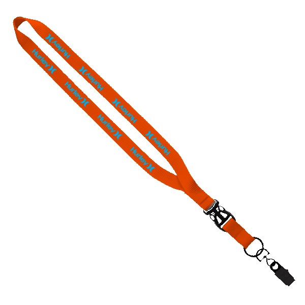 1/2" Smooth Nylon Slide Release Lanyard 1