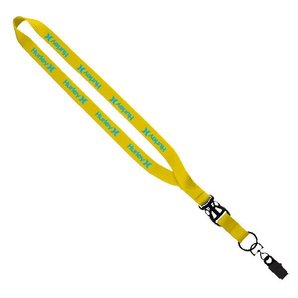 1/2" Smooth Nylon Slide Release Lanyard 1
