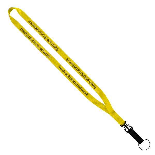 1/2" Smooth Nylon Slide Release Lanyard 1