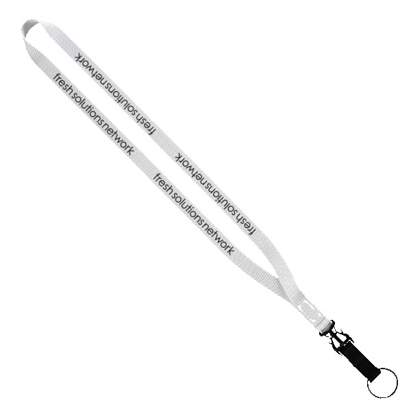 1/2" Smooth Nylon Slide Release Lanyard 1