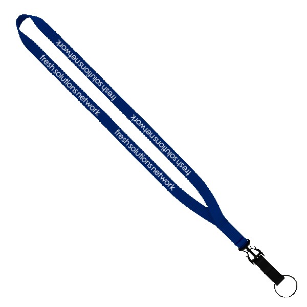 1/2" Smooth Nylon Slide Release Lanyard 1