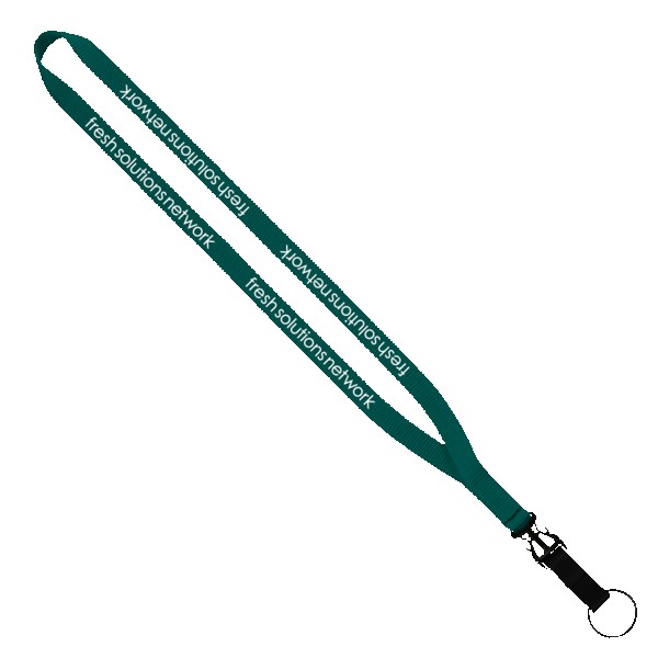 1/2" Smooth Nylon Slide Release Lanyard 1