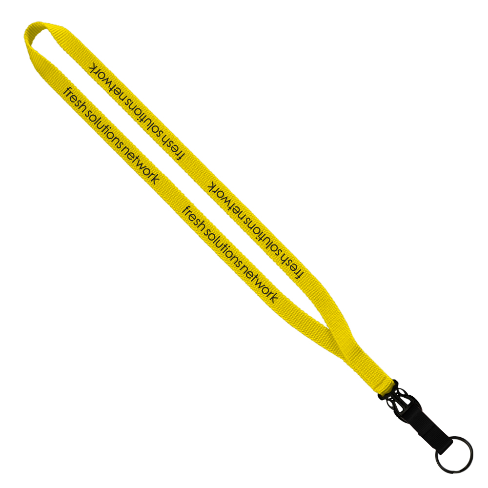 1/2" Smooth Nylon Slide Release Lanyard 1