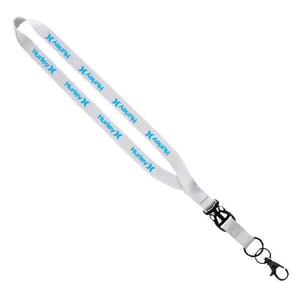 1/2" Smooth Nylon Slide Release Lanyard 1