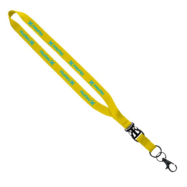 1/2" Smooth Nylon Slide Release Lanyard 1
