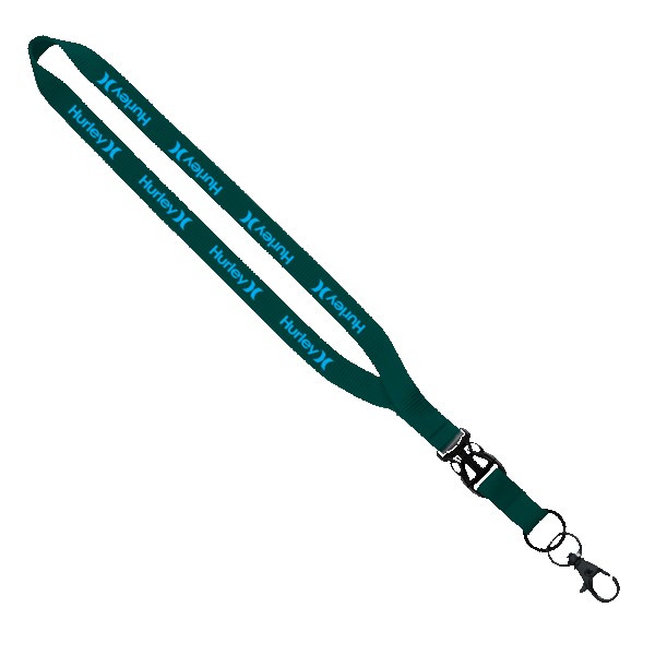 1/2" Smooth Nylon Slide Release Lanyard 1
