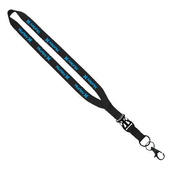 1/2" Smooth Nylon Slide Release Lanyard 1