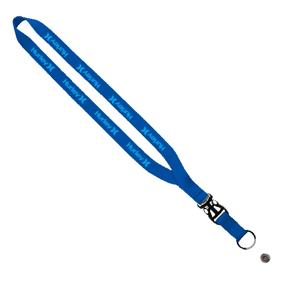 1/2" Smooth Nylon Slide Release Lanyard 1