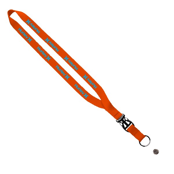 1/2" Smooth Nylon Slide Release Lanyard 1