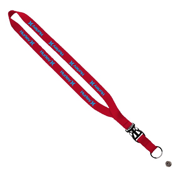 1/2" Smooth Nylon Slide Release Lanyard 1