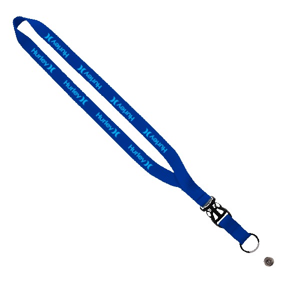1/2" Smooth Nylon Slide Release Lanyard 1