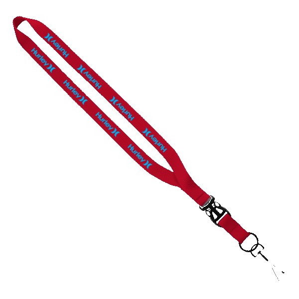 1/2" Smooth Nylon Slide Release Lanyard 1