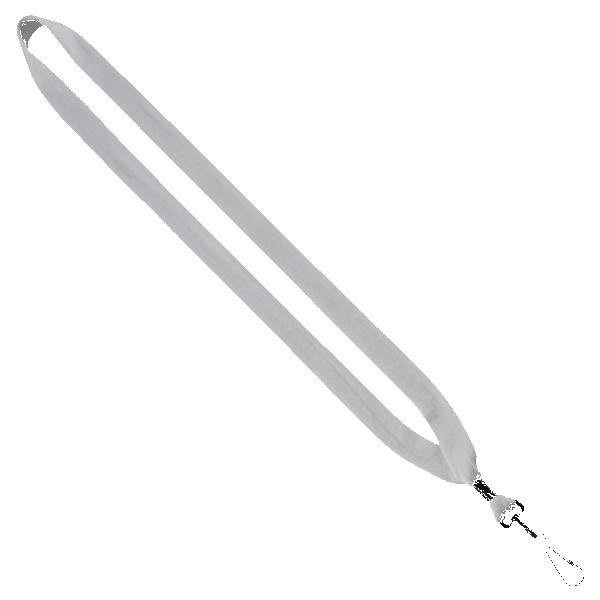 3/4" Cotton Lanyard with Metal Crimp & Swivel Snap Hook 1