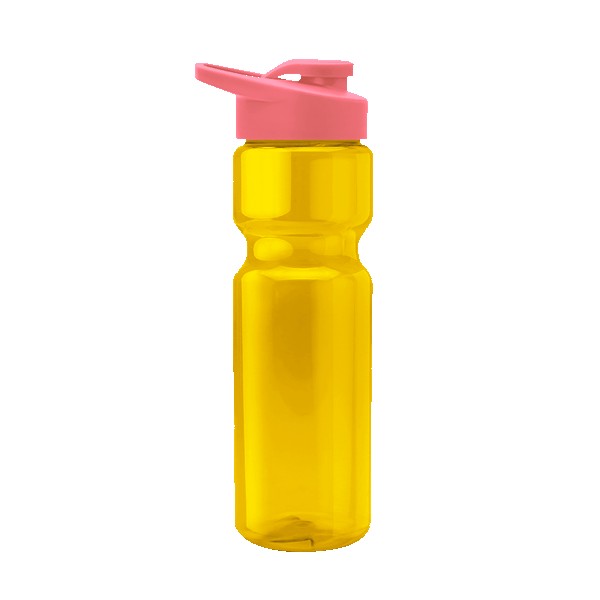 Blazer 28oz Transparent Bike Bottle w/Drink-thru Lid 1