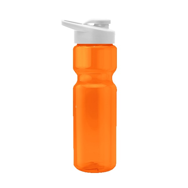 Blazer 28oz Transparent Bike Bottle w/Drink-thru Lid 1