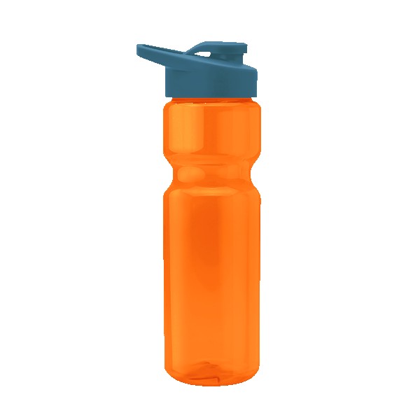 Blazer 28oz Transparent Bike Bottle w/Drink-thru Lid 1