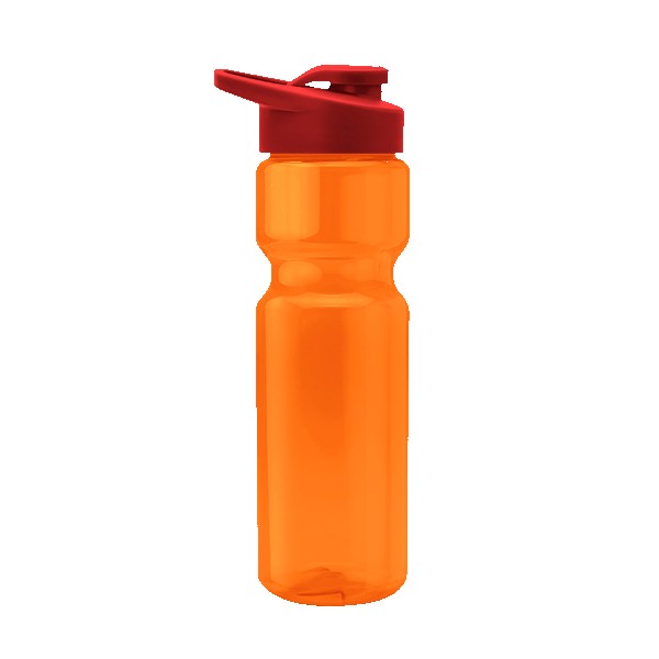 Blazer 28oz Transparent Bike Bottle w/Drink-thru Lid 1