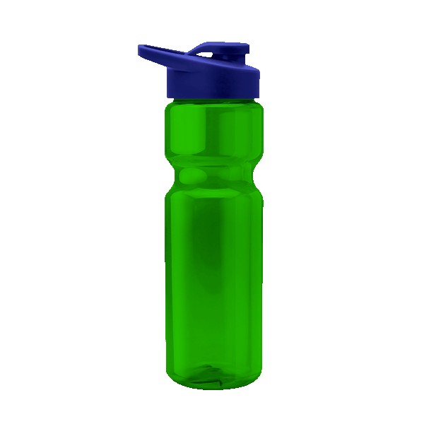 Blazer 28oz Transparent Bike Bottle w/Drink-thru Lid 1