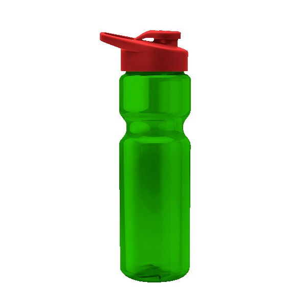 Blazer 28oz Transparent Bike Bottle w/Drink-thru Lid 1