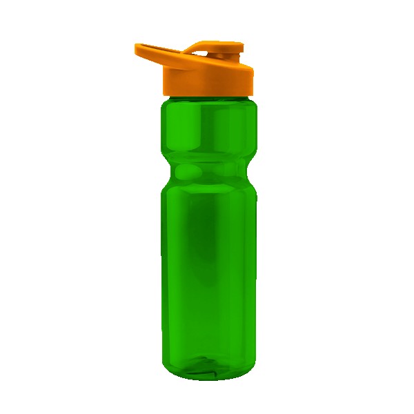 Blazer 28oz Transparent Bike Bottle w/Drink-thru Lid 1