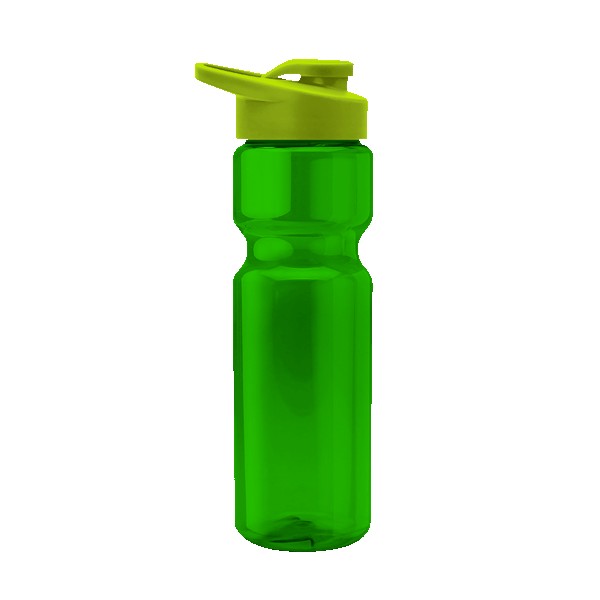 Blazer 28oz Transparent Bike Bottle w/Drink-thru Lid 1