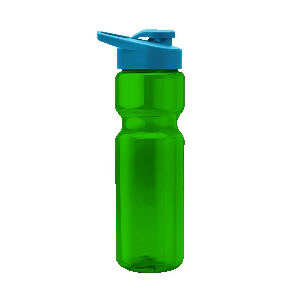 Blazer 28oz Transparent Bike Bottle w/Drink-thru Lid 1