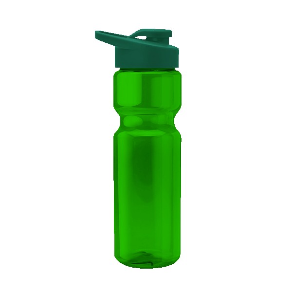 Blazer 28oz Transparent Bike Bottle w/Drink-thru Lid 1