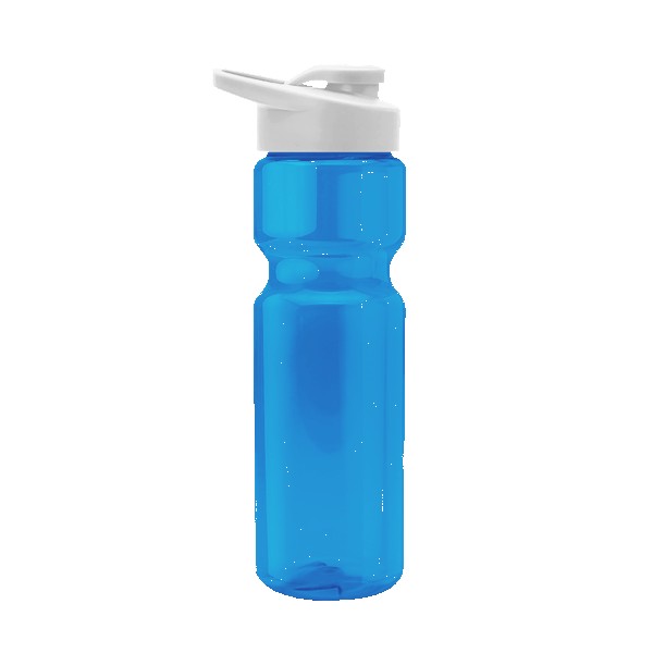 Blazer 28oz Transparent Bike Bottle w/Drink-thru Lid 1