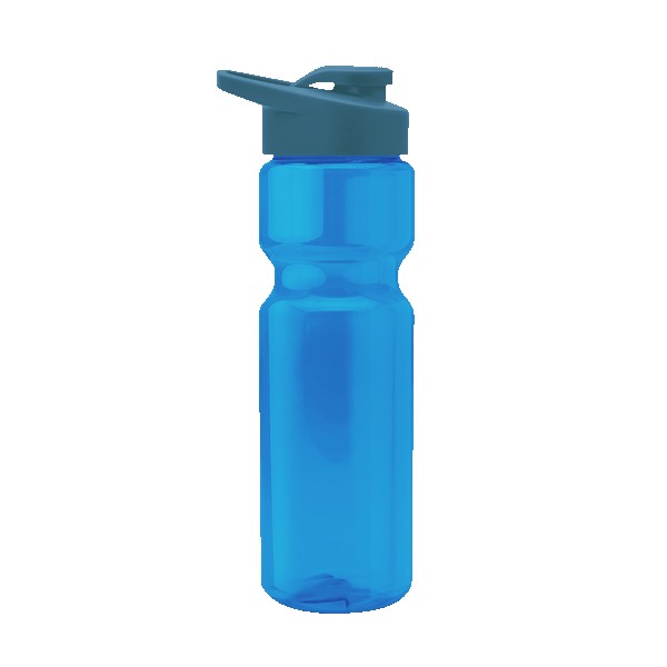 Blazer 28oz Transparent Bike Bottle w/Drink-thru Lid 1