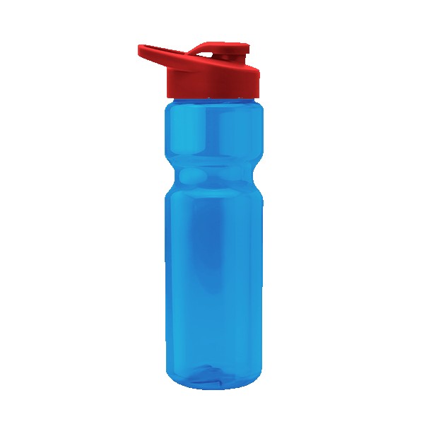 Blazer 28oz Transparent Bike Bottle w/Drink-thru Lid 1