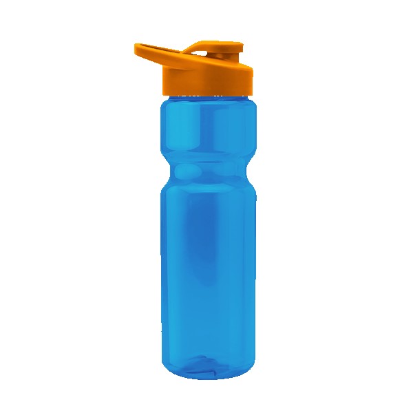 Blazer 28oz Transparent Bike Bottle w/Drink-thru Lid 1