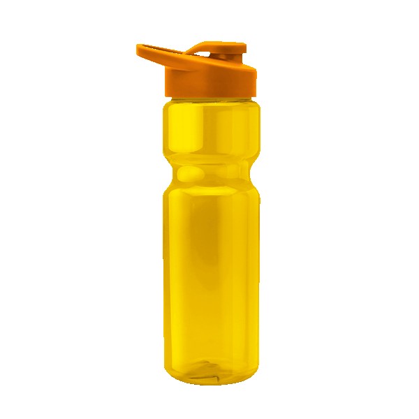 Blazer 28oz Transparent Bike Bottle w/Drink-thru Lid 1