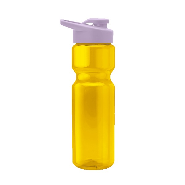 Blazer 28oz Transparent Bike Bottle w/Drink-thru Lid 1